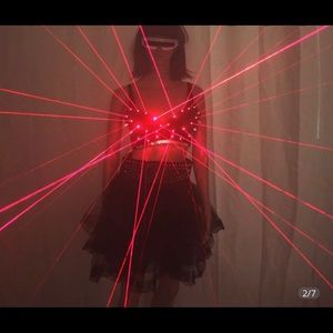 LED laser bra